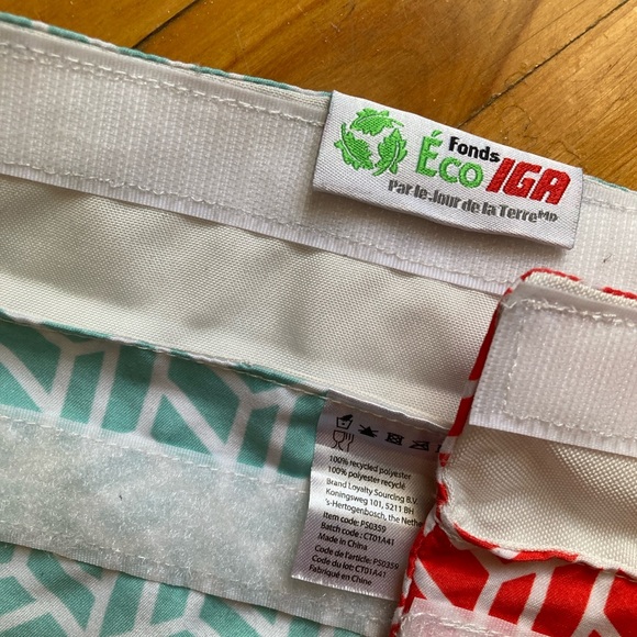 💚 2x Geometric Patterned Reusable Food Savers - Picture 3 of 11